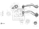 Braccio Bmw Anteriore 5 (G30, F90, G31) 16 - Sinistro Inferiore Anteriore