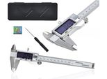 Rosfix Elektronischer Messschieber – Edelstahl Messschieber | 0–150 Mm Distanza, Genauigkeit 0,01 Mm, Display Lcd | Werkstatt, Messarbeiten