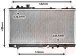 Van Wezel 27002167 - Oe FP85 15 200A Radiatore, Raffreddamento Motore Per Premacy (Cp)