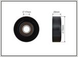 Caffaro 500525 Puleggia Tendicinghia Cinghia Trapezoidale Dentata 70 Mm Per Opel Corsa E Hatchback (X15) Astra K Sports Tourer (B16) Mokka / Mokka X (J13) Adam (M13) Karl