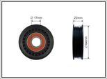 Caffaro 157-00 Puleggia Folle Cinghia A V 64Mm Per MERCEDES-BENZ Classe A (W169) Classe A (W168) Classe B (W245) Vaneo (414) Per Audi
