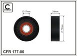 Caffaro 177-00 Tendicinghia Per Cinghia Trapezoidale Dentata 70 Mm Per Audi A4 Berlina (8K2, B8) Per Ford Focus Ii Hatchback (Da, Hcp, Dp) Focus Ii Station Wagon Focus C-Max