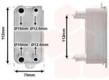 Van Wezel 77013700 - Radiatore Olio Oe C2Z18818 Per F-Pace (X761), F-Type (X152), Xe (X760), Xf (X250), Xj (X351), Xk (X150), Range Rover Iv (L405), Range Rover Sport (L494)