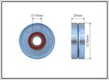 Caffaro 377-00 Puleggia Tenditore Cinghia A V 70Mm Per Renault Clio Iii Hatchback (BR0/1, CR0/1) Megane Iii Grandtour (KZ0/1) ScéNic Iii (JZ0/1)