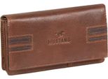 Mustang Pelle Portafoglio Asti Leather Wallet Side Opening Brown Marrone
