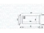 Magneti Marelli 350218451000 Scambiatore Di Calore Riscaldamento Interno Radiatore Per Vw Crafter 30-50 Furgone (2E) Crafter 30-35 Bus (2E) Adatto Per MERCEDES-BENZ