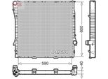 Denso DRM05112 - Oe 1439101 Radiatore, Raffreddamento Motore Per X5 (E53)