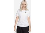 Nike W Nsw Tee Club W Bianco M