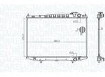 Magneti Marelli 350213174500 - Oe 21410 2S400 Radiatore, Raffreddamento Motore Per Pick-Up (D22)