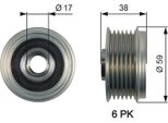 Gates OAP7168 - Puleggia Alternatore Oe 373222G500 Per Grandeur (Hg), Santa Fe Iv (Tm), Santa Fe Ii (Cm), Santa Fe Iii (Dm), Optima (FSGDS6B), Sorento Ii (Xm), Sorento Iii (Um)