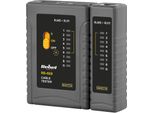 Rebel MIE-RB-468 Tester Per Cavi RJ11 / RJ45, Grigio