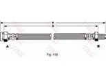 Trw PHB270 - Tubo Freno Oe 60546646 Per 164