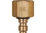Ks Tools Adattatore Per Filettatura Femmina M12X1,5 E Attacco Per Tubo Flessibile Da 1/4" - 150.2651"