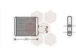 Van Wezel 37006259 - Oe 09117117 Scambiatore Di Calore, Riscaldatore Per Astra G, Zafira A