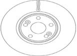 2X Disco Freno Trw DF6233S Per Renault ScéNic I (JA0/1_ FA0_) 44Mm 300Mm