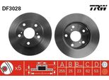 Trw DF3028 - Disco Freno Oe 4351228060 Per Previa (R1, R2)