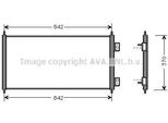 Prasco FD5303 - Condensatore Aria Condizionata Oe 1572061 Per Transit