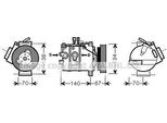Prasco AI5199 - Condensatore Aria Condizionata Oe 8E0260401D Per A4 (8E), A4 (8H), A6 (4B)
