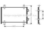 Prasco FTA5302 - Condensatore Aria Condizionata Oe 6455CG Per Jumper, Ducato, Boxer