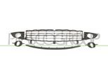 Prasco RN0342140 - Oe 7701477302 Griglia Di Ventilazione, Anteriore Per Scenic Ii
