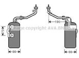 Prasco FDD387 - Oe 1223457 Essiccatore Per Aria Condizionata Per C-Max, Focus C-Max (DM2), Focus Ii