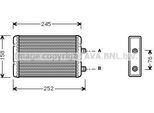 Prasco FTA6220 - Oe 46722928 Scambiatore Di Calore, Riscaldatore Per Doblo, Idea, Punto