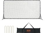 Reti Di Rimbalzo Per Il Calcio, Parete Di Rimbalzo Portatile 366 X 121 X 183 Cm, Rete Di Rimbalzo Per Il Calcio Con Tubo Di Ferro E Rete In Pe Per Bambini E Ragazzi, Rete Di Rimbalzo Per Il Calcio Regolabile, Biliardino Nero