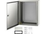 Quadro Elettrico Industriale Nema, 50 X 40 X 20 Cm Quadro Di Distribuzione Nema 4X In Acciaio, IP66 Impermeabile E Antipolvere, Scatola Di Connessione Elettrica Per Uso Esterno/Interno, Con Piastra Di Montaggio