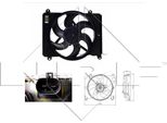 Nrf 47255 - Ventola Radiatore Oe 46550716 Per Punto