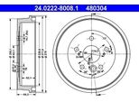 Ate 24.0222-8008.1 - Oe 42431 42050 Tamburo Del Freno Per Rav 4 I (A1), Rav 4 Ii (A2)