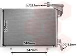 Van Wezel 18005592 - Condensatore Aria Condizionata Oe C1B119710BC Per B-Max, Fiesta Vi