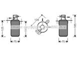 Prasco MSD373 - Oe 2028300283 Essiccatore Aria Condizionata Per Classe C (W202), Classe C (S202), Clk (C208), Clk (A208)