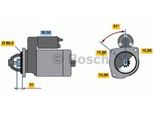 Bosch 0 986 019 020 Motorino Di Avviamento 3Kw 12V Autocarro
