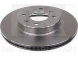 2X Disco Freno Nk 203438 Per Hyundai Per I20 (Pb Pbt) 46 9Mm 256Mm