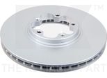 2X Disco Freno Nk 312554 Per Furgone Ford Transit (Fa_ _) 43Mm 276Mm