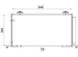 Mahle Ac 823 000S - Oe 8845005120 Condensatore Aria Condizionata Con Essiccatore Per Avensis (T25)