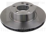 2X Disco Freno Nk 2015101 Anteriore Per Bmw 1 Hatchback (F20) 3 Touring (F31)