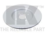 2X Disco Freno Nk 3145111 Per Toyota Yaris Hatchback (_P9_) 25Mm 278Mm