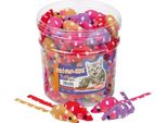Nobby Toy Box Gatto Di Latta 72 Pz. Topolino In Tessuto Da 7 Cm. A Puntini
