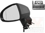 Van Wezel 0301807 Specchietto Esterno Specchietto Laterale Sinistro Per Audi A1 Sportback (8XA, 8XF) Asferico Riscaldato Primerizzato