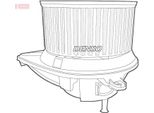 Denso DEA17030 - Oe A0018305708 Soffiatore Interno Per Sprinter (W901, W902), Sprinter (W903), Sprinter (W904), Sprinter (W905)