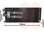 Van Wezel 37005638 - Condensatore Aria Condizionata Oe 1850336 Con Essiccatore Per Trax, Mokka X (J13)