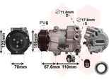 Van Wezel 3700K605 - Compressore Aria Condizionata Oe 13346492 Per Cruze (J300), Cruze (J305), Cruze (J308), Astra J, Cascada (W13), Meriva B (S10), Zafira Tourer C