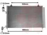 Van Wezel 53005679 Condensatore Climatizzatore Condensatore Climatizzatore Per Toyota Rav 4 Iv (ZSA4, ALA4) + Essiccatore