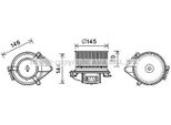 Prasco RT8621 - Motore Soffiante Oe 7701039482 Per Laguna I