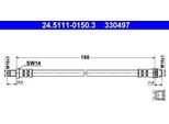 Ate 24.5111-0150.3 - Oe 77 04 002 443 Tubo Freno Per Laguna I