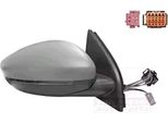 Van Wezel 4081828 Specchietto Esterno Specchietto Laterale Destro Adatto Per Peugeot 308 Sw Ii Convesso Riscaldato Primerizzato