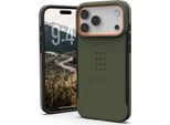 Custodia Uag Civilian Magsafe Per Iphone 17 Pro Max - Arancio Oliva