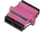 Digitus DN-96018-2 Digitus Lwl Kupplung SC->SC Multimode Duplex OM4 Violet