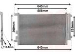 Van Wezel 01005088 - Oe 46814850 Condensatore Aria Condizionata Con Essiccatore Per Gt (937), 156 (932), 147 (937)